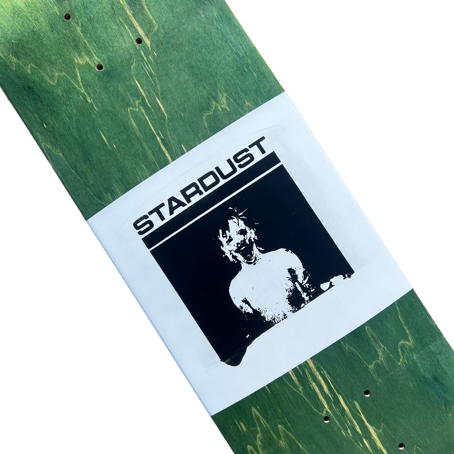 Stardust "Mask" Deck 023 8.375" Green Veneer / White / Matte Black (Standard Cut)