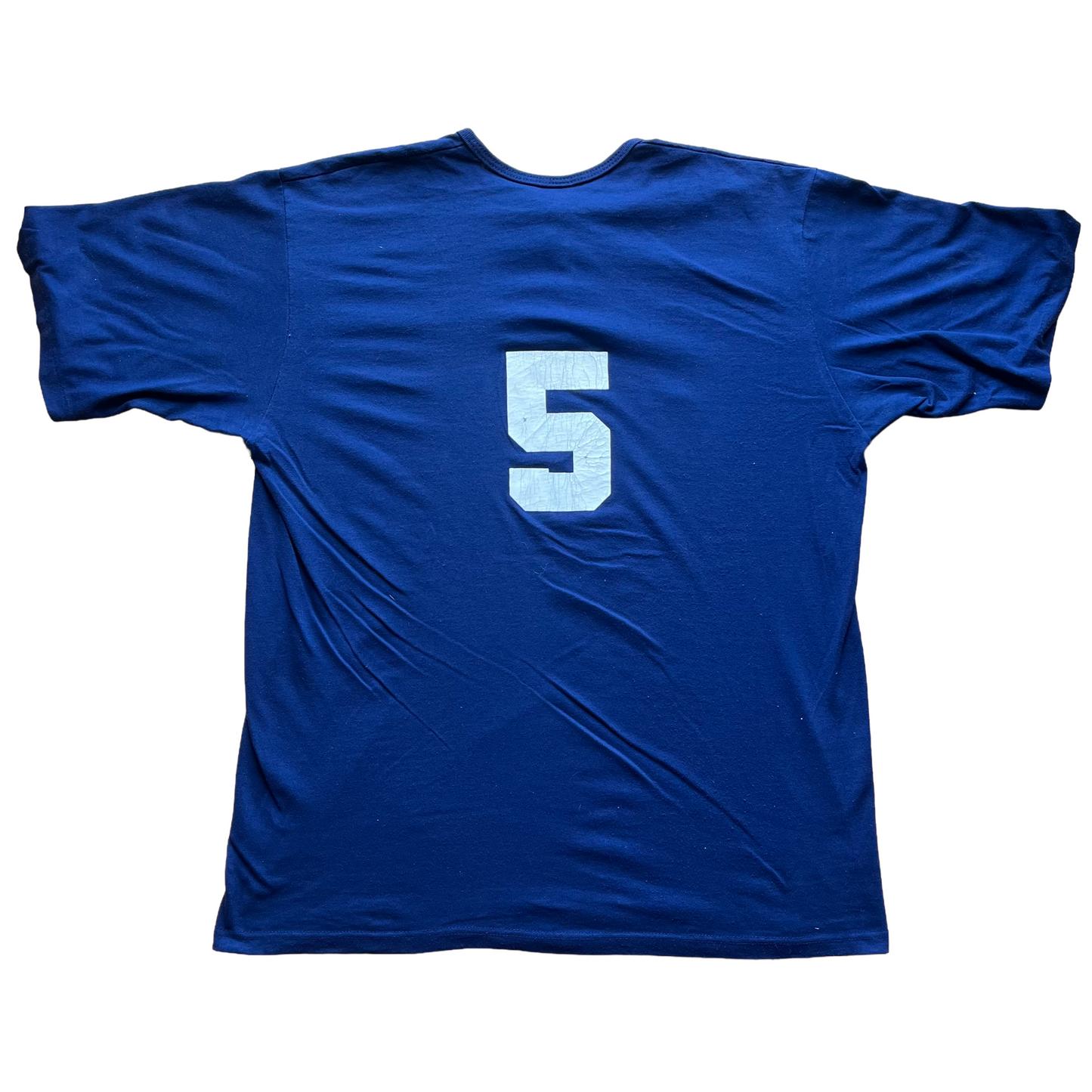 Vintage 1990s K of C Henley Tee - Large - Navy