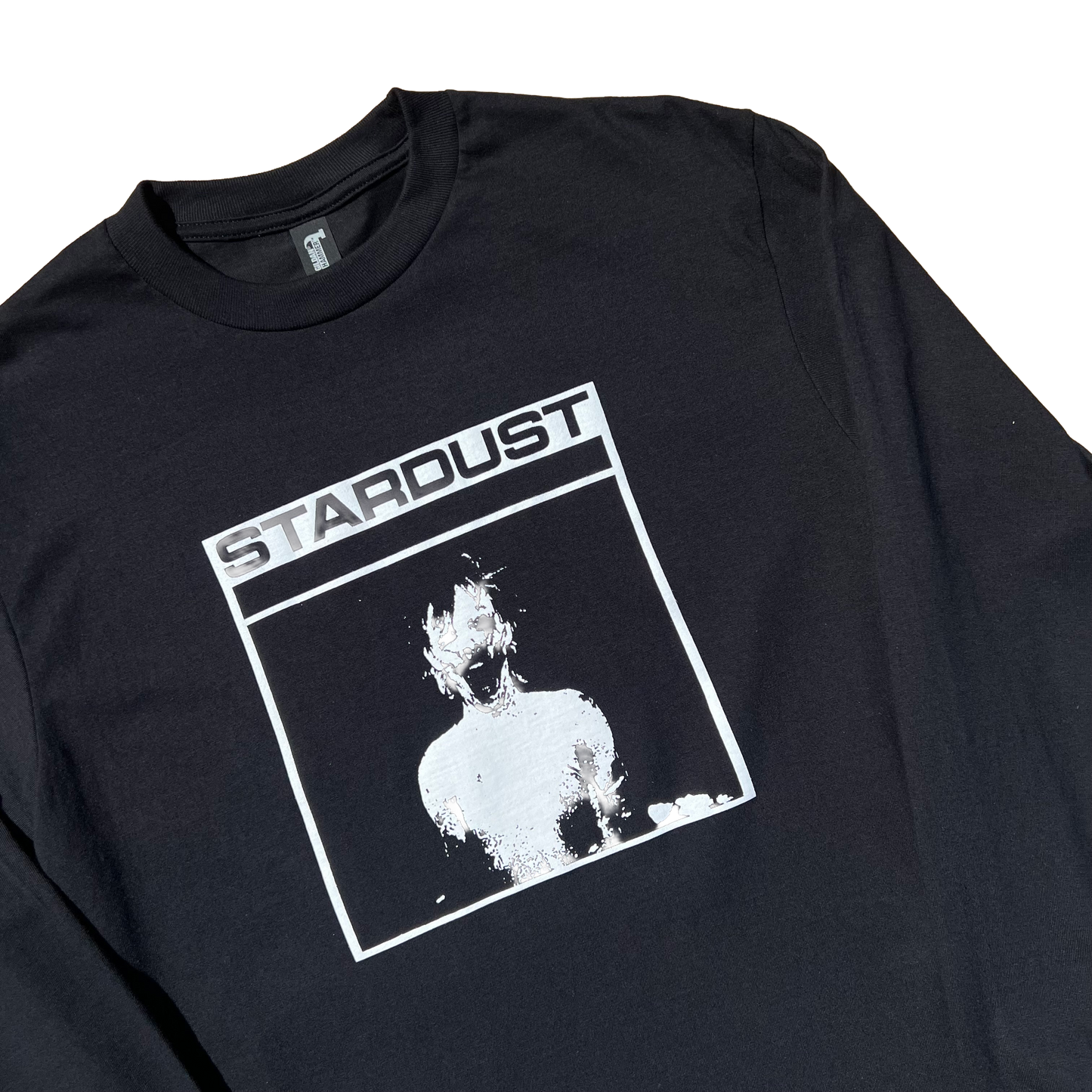 Stardust Skate Shop Mask Long Sleeve Tee 023 Black / White