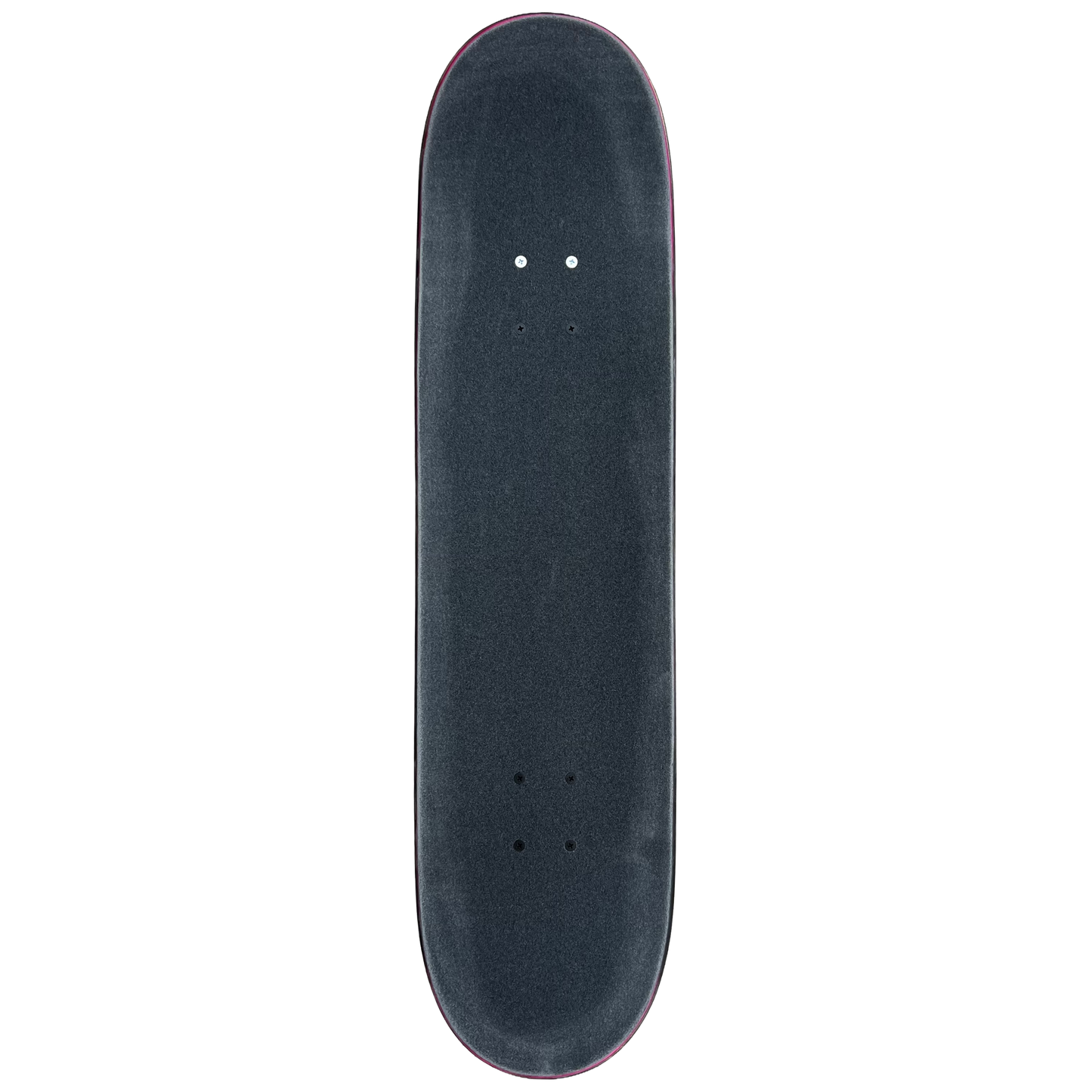 Stardust Skate Shop Tri-Bat Wanderlust Full Size Pre-Built Complete Entry Level Skateboard 8.25" x 32.0" Flat Black / Metallic Silver / Purple Shimmer