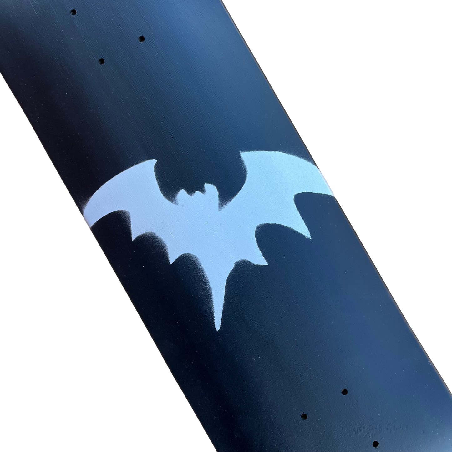 Stardust Matte Black / Metallic Silver Bat Deck 041 8.25" (Full Cut)