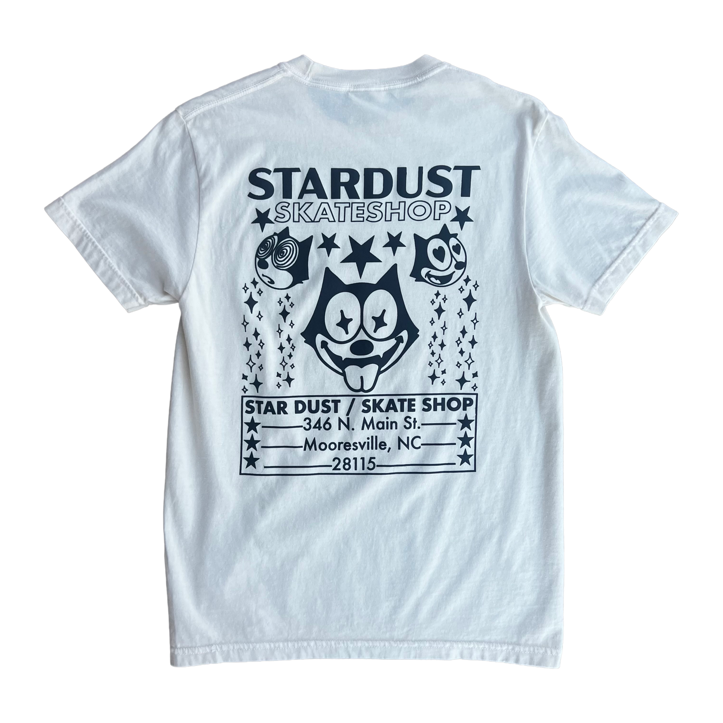 Stardust Skate Shop Felix Tee 012 Ivory / Black