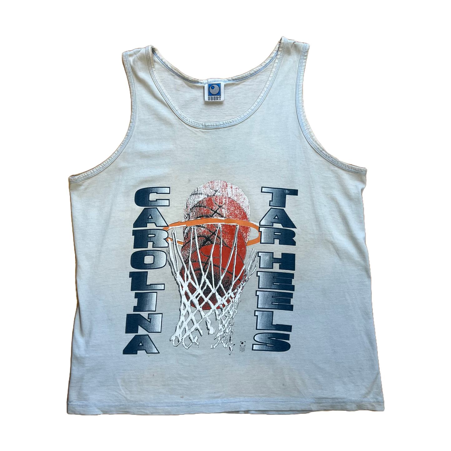 Vintage 1990s Carolina Tar Heels Tank Top - X-Large - Grey