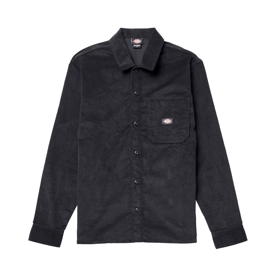 Dickies Long Sleeve Corduroy Work Shirt Black – Stardust Skate Shop Dickies Long Sleeve Corduroy Work Shirt Black – Stardust Skate Shop