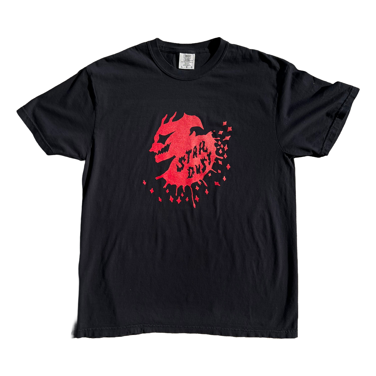 Stardust Skate Shop Devil Man Tee 018 Black / Bright Red