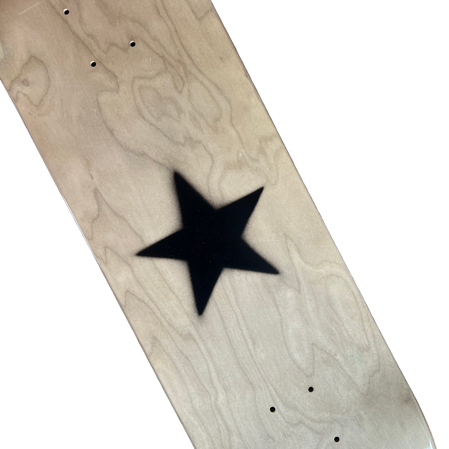 Stardust Matte Black Star Deck 8.38" Burlap Veneer