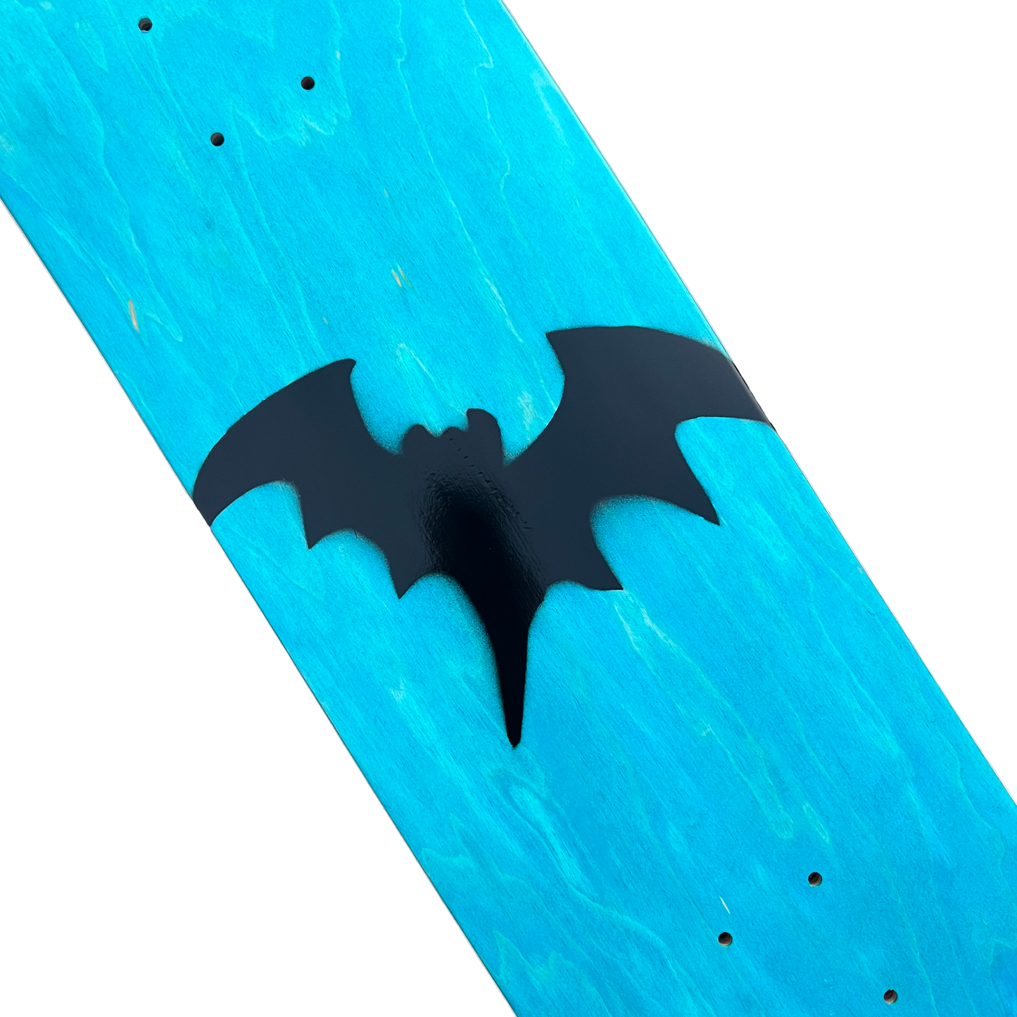 Stardust Blue / Satin Black Bat Deck 041 8.375" (Standard Cut)