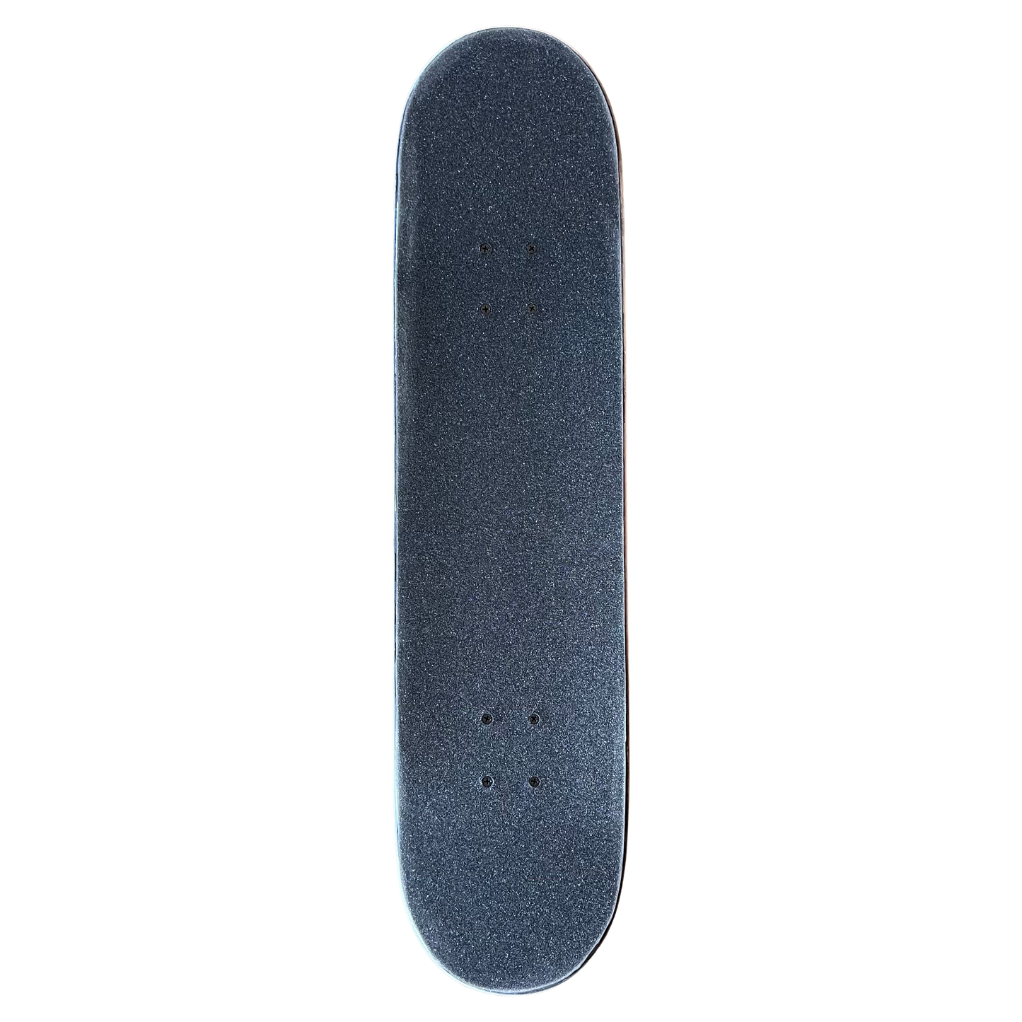 Stardust Skate Shop Matte White / Matte Black Bat 041 Pre-Built Complete Entry Level Skateboard 8.125" x 31.8"