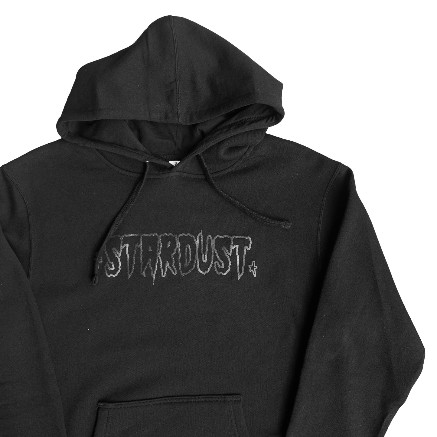 Stardust Skate Shop Cramps Text Hoody 044 Black / Black