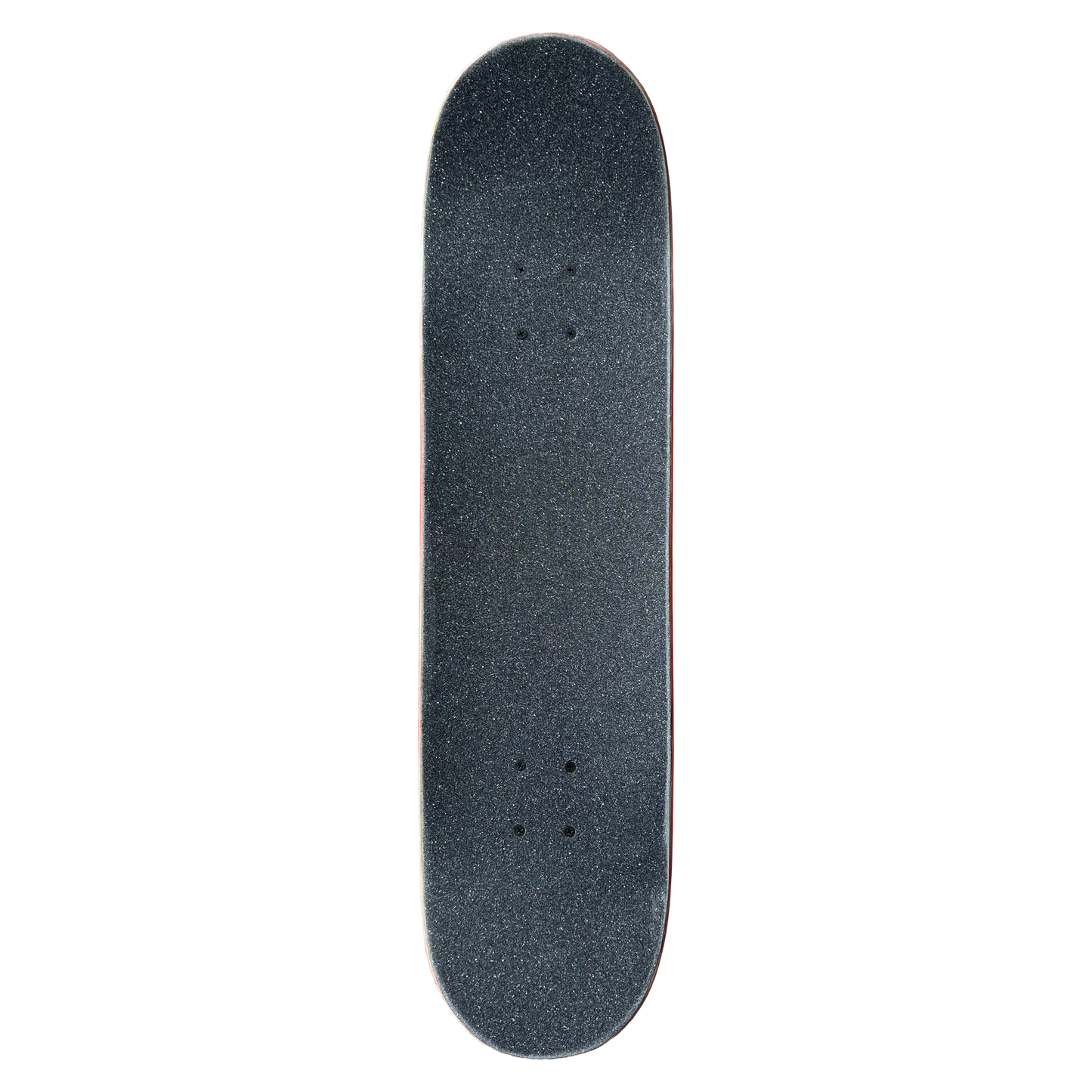 Stardust Skate Shop Full Bright Red / Matte Black Bat 041 Pre-Built Complete Skateboard 8.25" x 32.125" (Standard Cut)