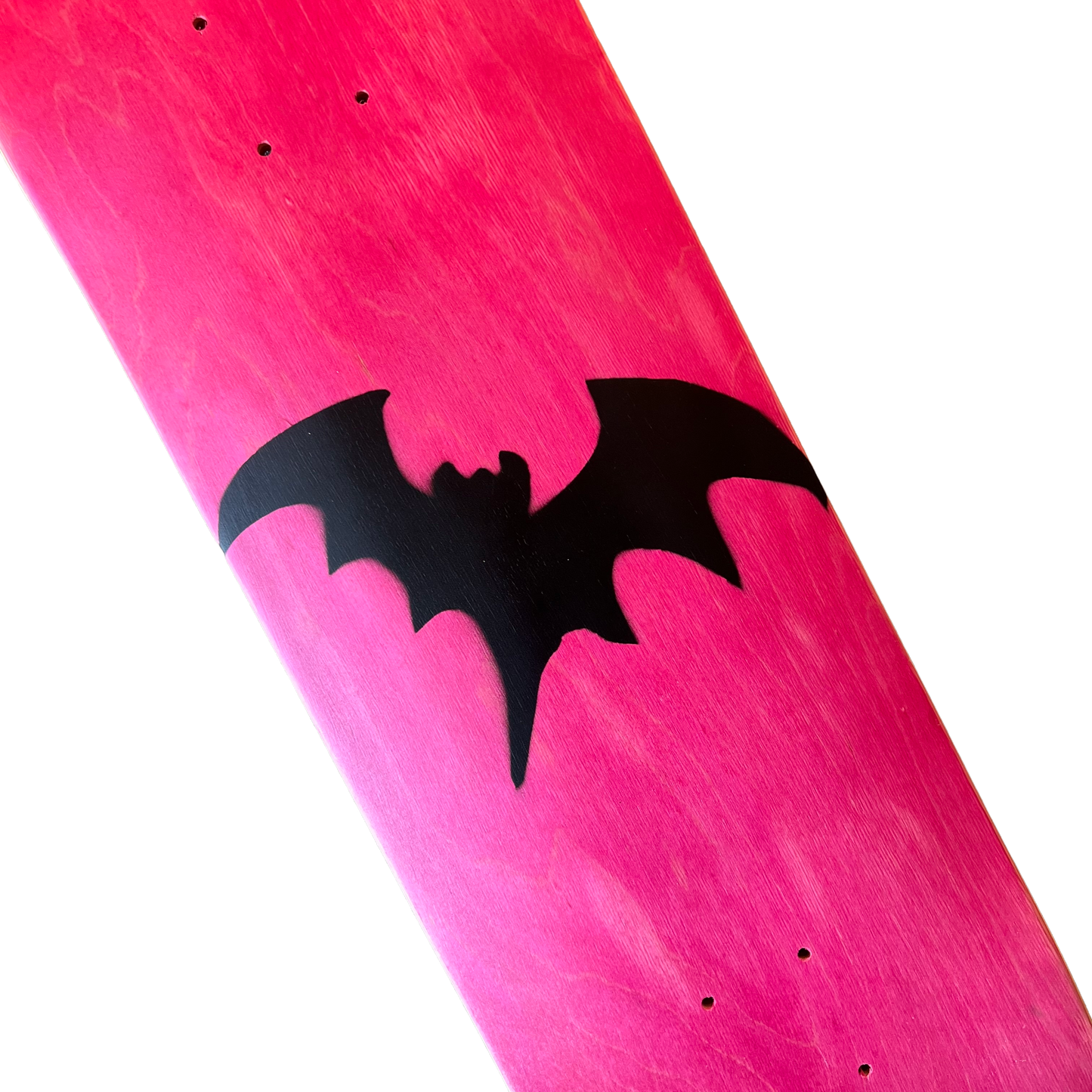 Stardust Pink Veneer / Matte Black Bat Deck 041 8.75" (Standard Cut)