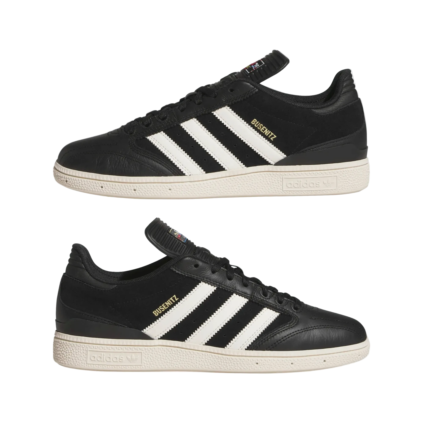 Adidas Busenitz Pro Skate Shoes Core Black / Cloud White / Gold Metallic