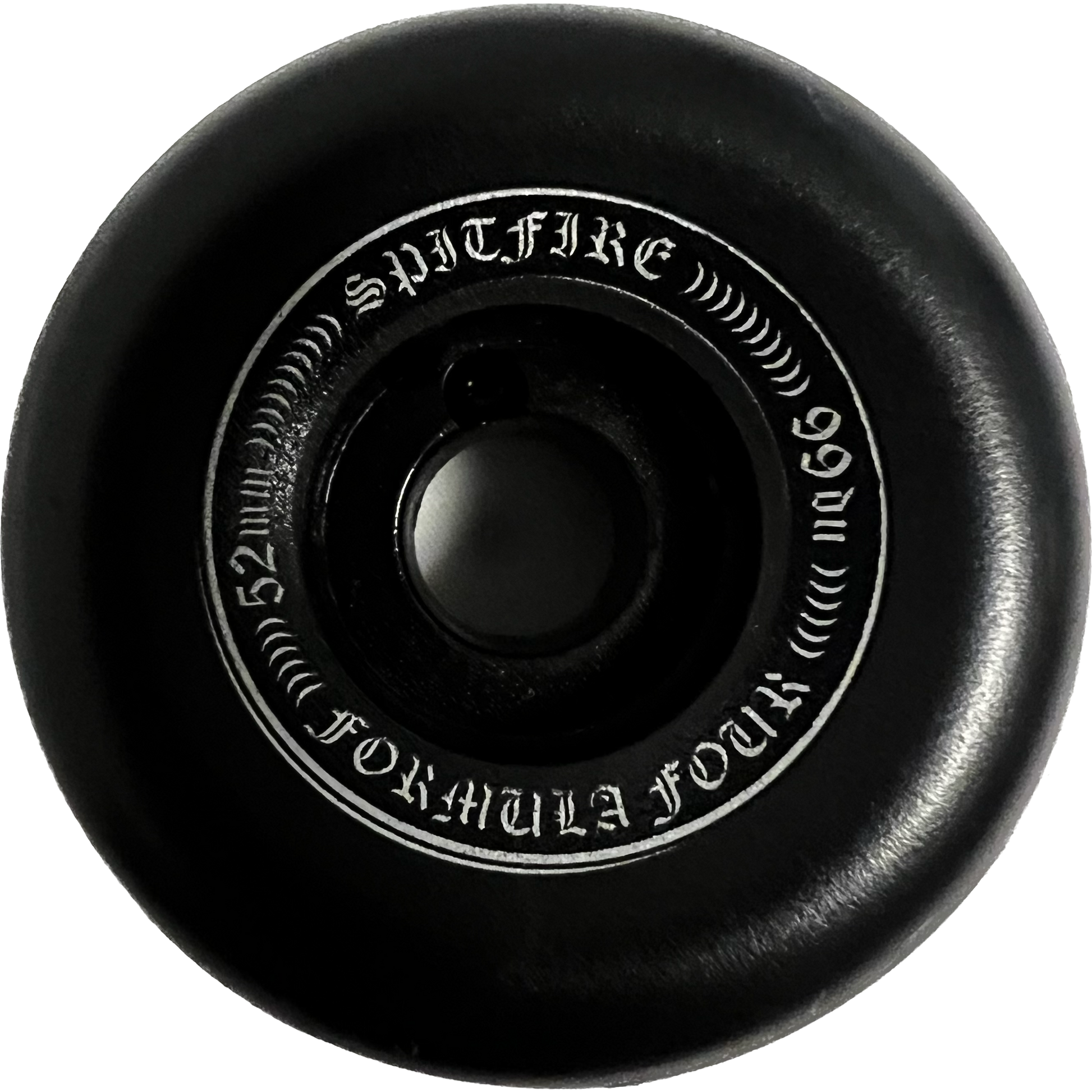 Spitfire Formula Four OG Classic 52mm 99d Set Of 4 Skateboard Wheels Black