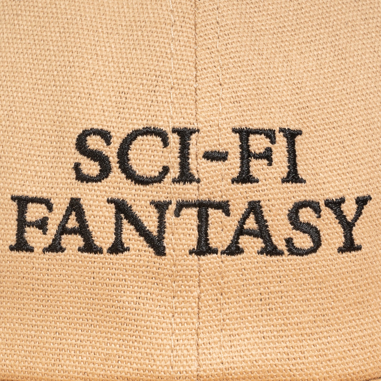 Sci-Fi Fantasy Logo Hat Khaki / Black