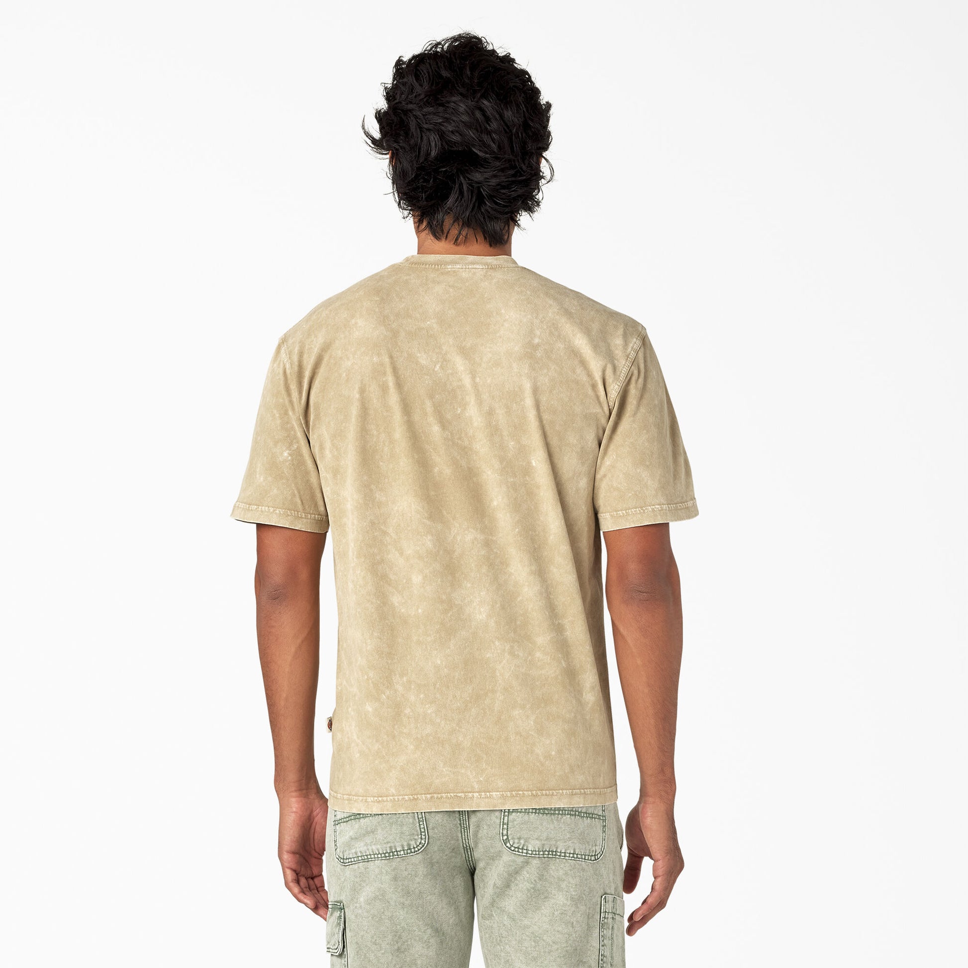 Dickies Newington Short Sleeve T-Shirt Sandstone Overdyed Acid Wash