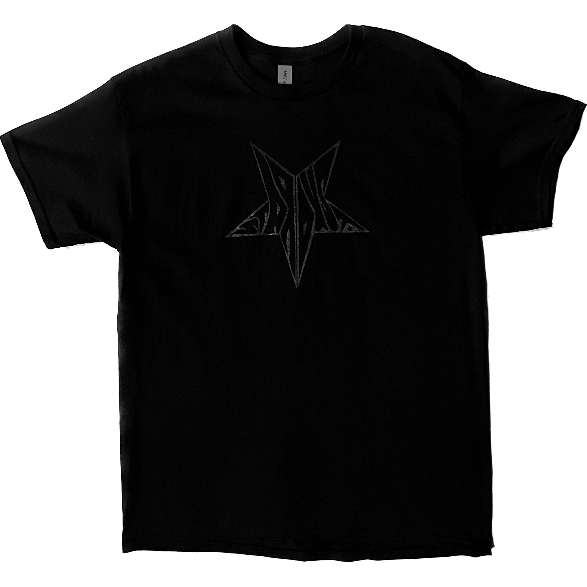 Stardust Skate Shop Black Shimmer Star Tee 026 - Assorted Colors - 6.0 oz