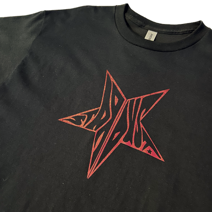 Stardust Skate Shop Red Shimmer Star Tee 026 - Assorted Colors - 6.0 oz
