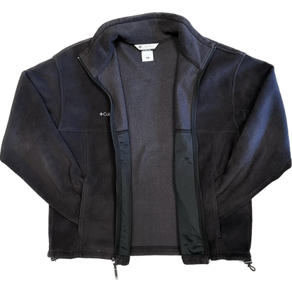 Vintage Columbia Fleece Zip Up Jacket - X-Large - Charcoal