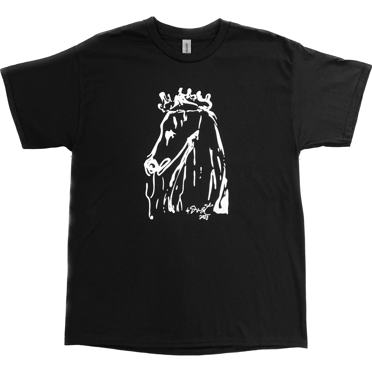 Stardust Skate Shop Dalinean Horse #2 Tee 021 Black / White