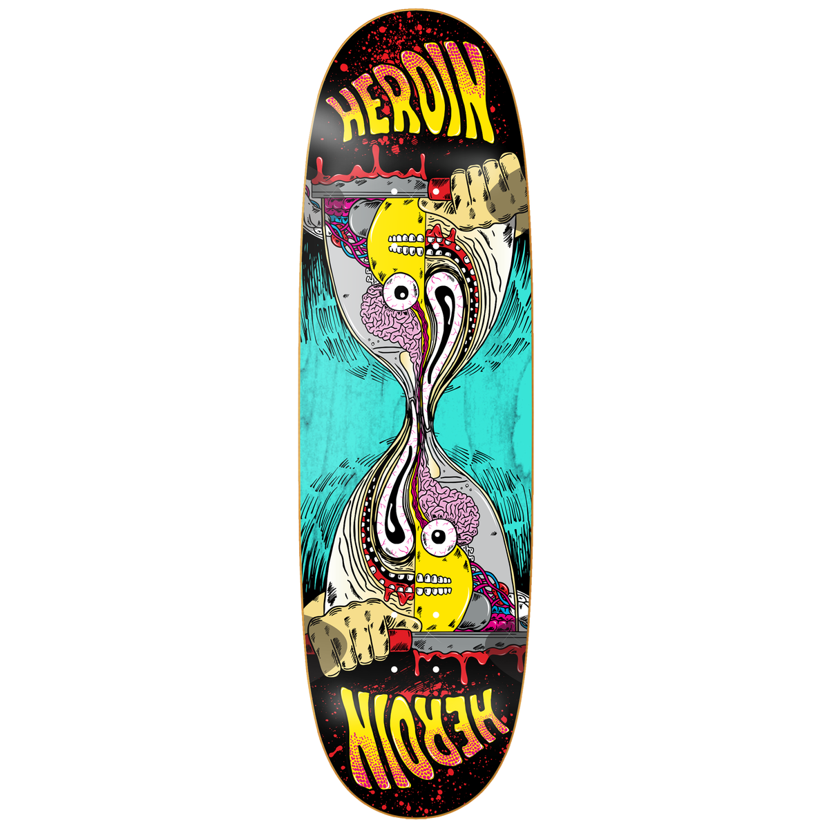 Heroin Merged Anatomy Razoregg Symmetrical Egg Shaped Deck 9.25"