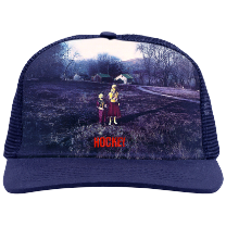 Hockey Farm Kids Trucker Hat Navy