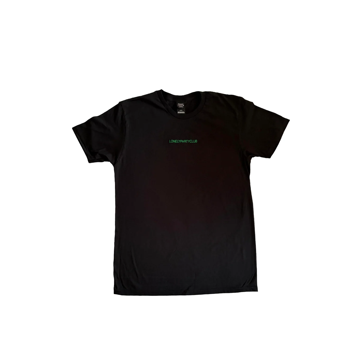 Lonely Party Club Embroidered Logo Tee Black / Green
