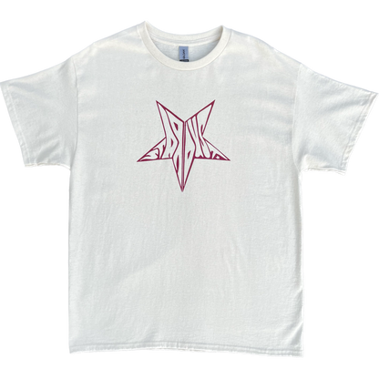 Stardust Skate Shop Red Shimmer Star Tee 026 - Assorted Colors - 6.0 oz