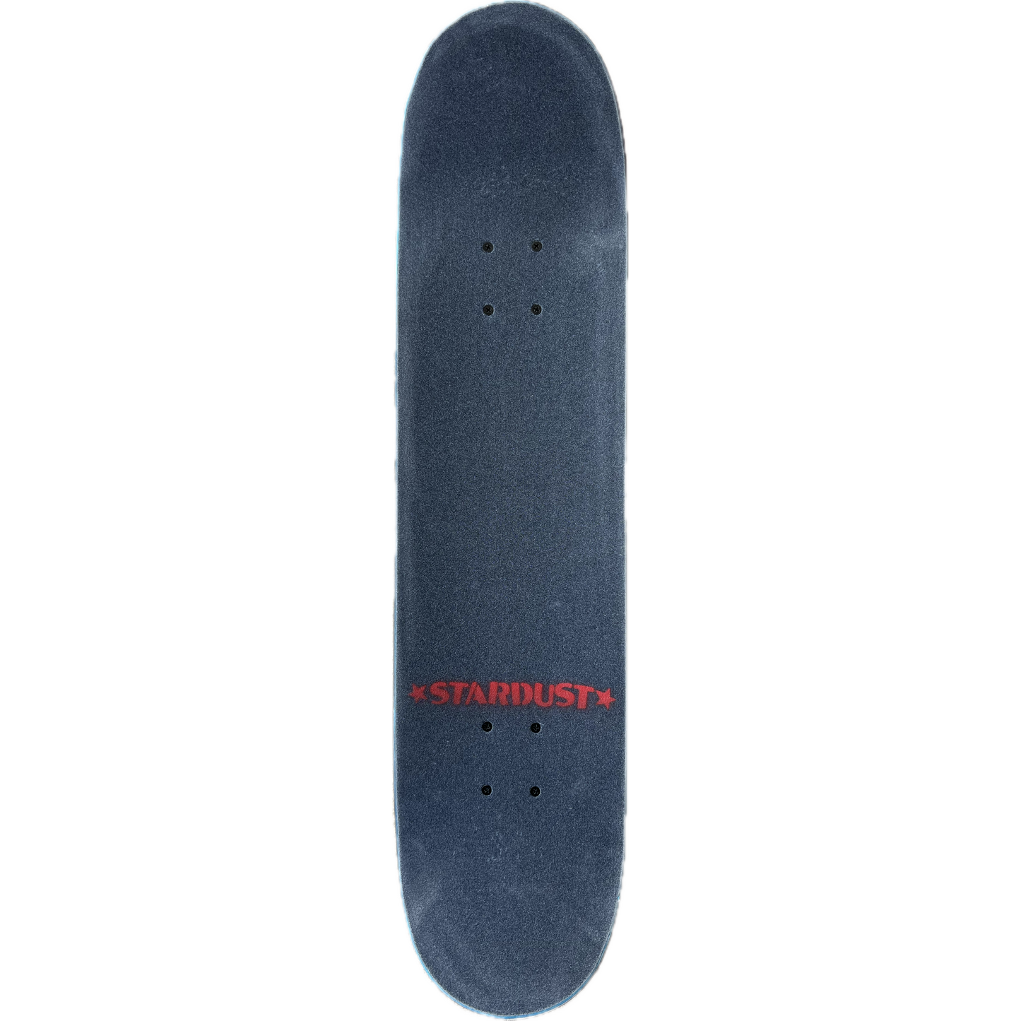 Stardust Red Star Pre-Built Complete 7.75" x 32.0" Entry Level Skateboard Matte Black / Red