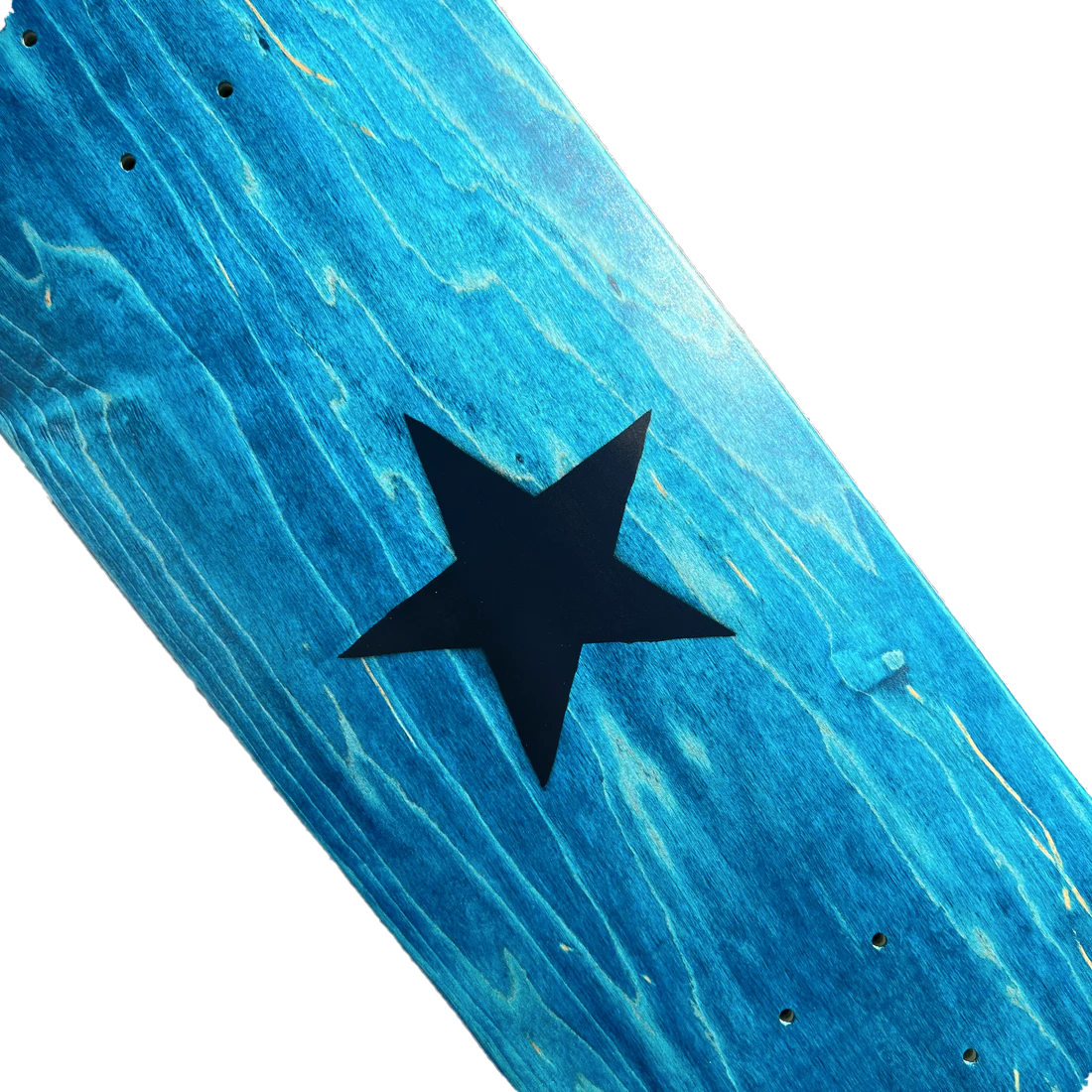 Stardust Matte Black Star Deck 003 9.0" Aqua (Standard Cut)