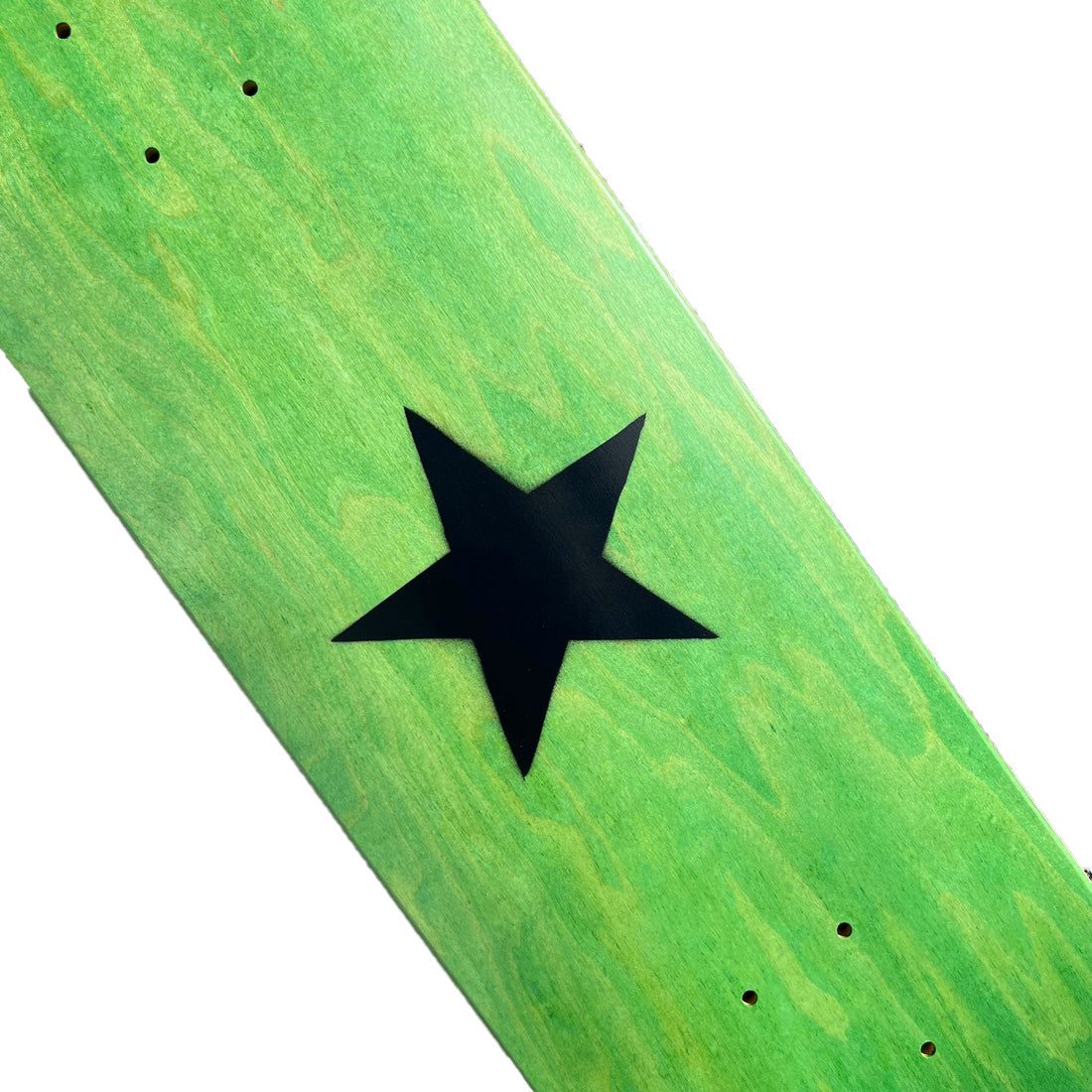 Stardust Matte Black Star Deck 003 8.375" Green (Full Cut)