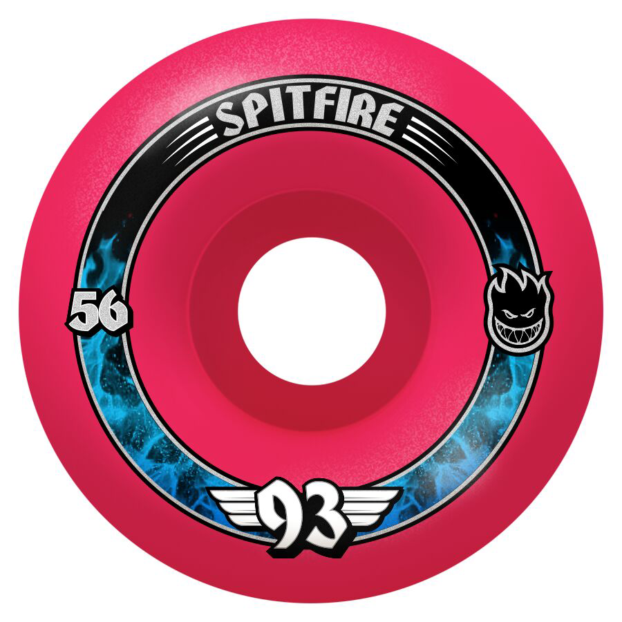 Spitfire Formula Four Radials 56mm 93d Set Of 4 Skateboard Wheels Pink