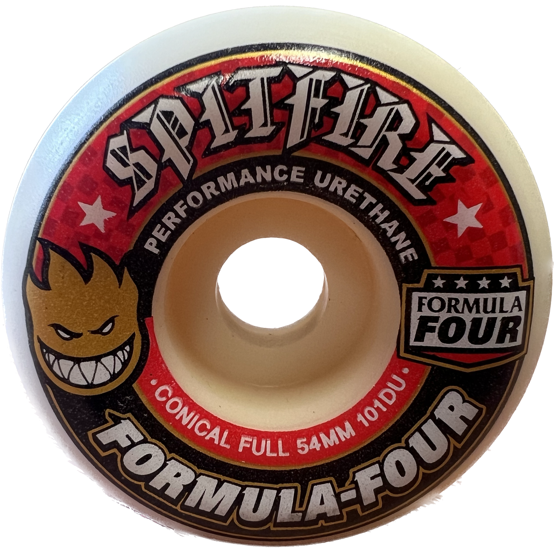 Spitfire Formula Four Conical Full 54mm 101d Set Of 4 Skateboard Wheels