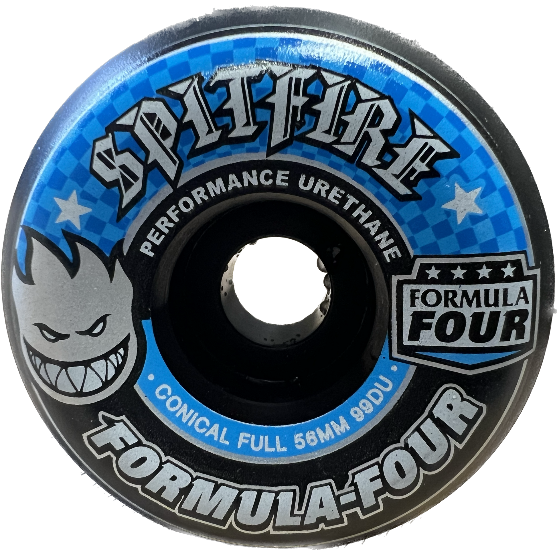 Spitfire Formula Four Conical Full 56mm 99d Set Of 4 Skateboard Wheels Black