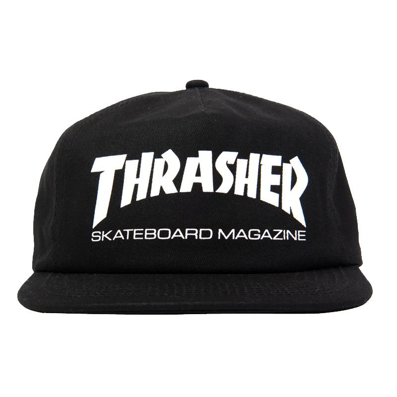 Thrasher Skate Mag Snapback Cap Black