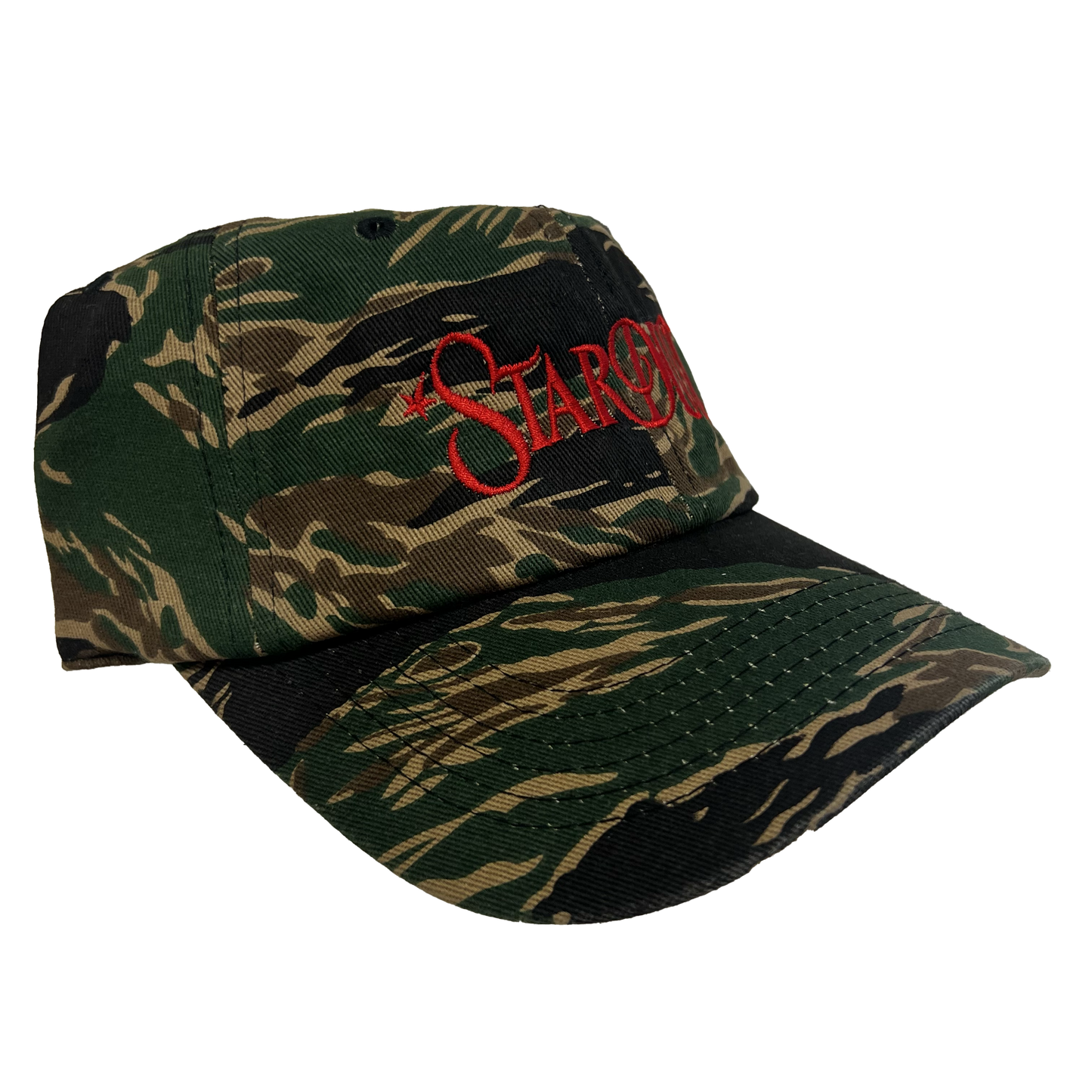 Stardust Wanderlust II Dad Hat 004 Tiger Camo / Red