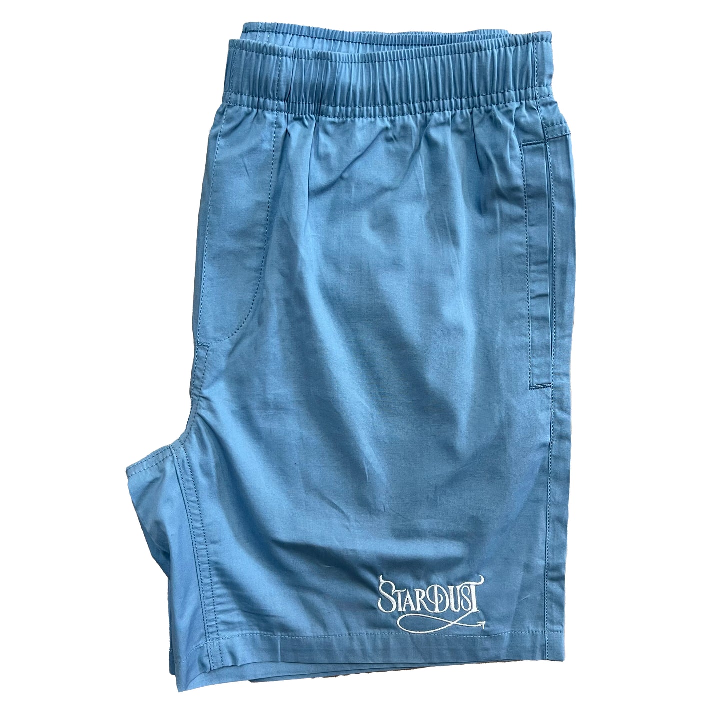 Stardust Devil's Wanderlust Lightweight Hybrid Shorts 001 Carolina Blue / White