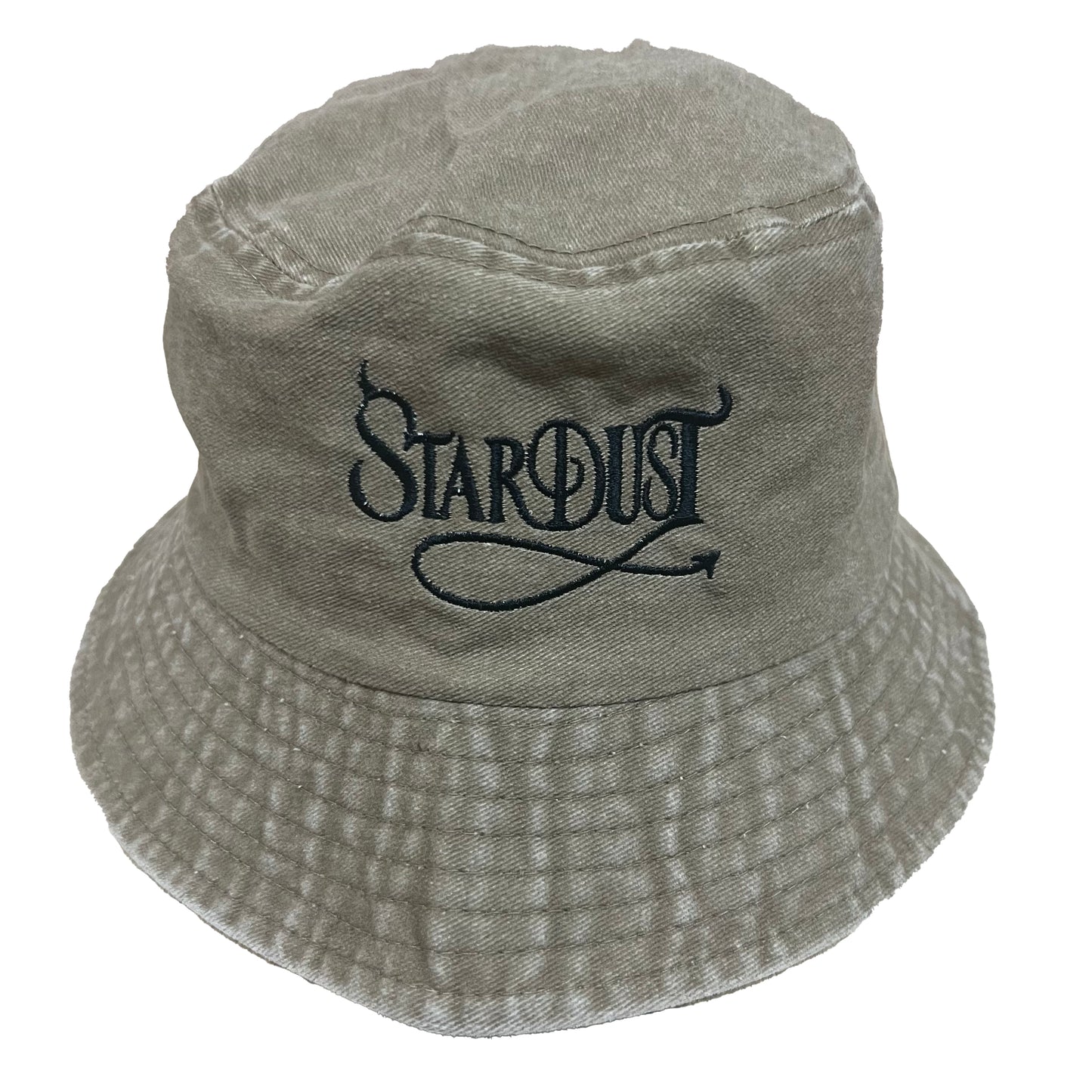 Stardust Devil's Wanderlust Bucket Hat 001 Stone Washed Khaki / Black