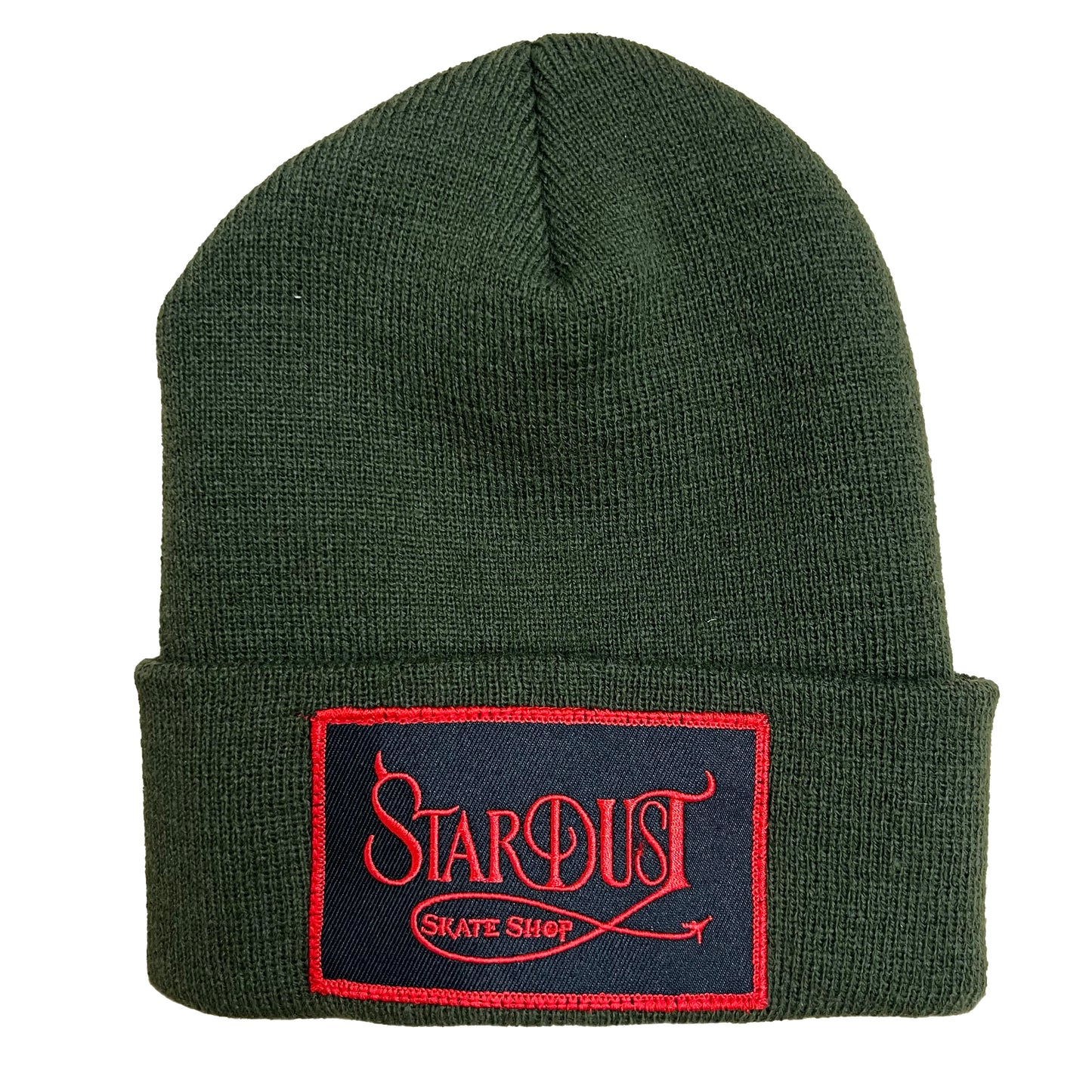 Stardust Devil's Wanderlust Patch Beanie 002 Olive / Black / Red