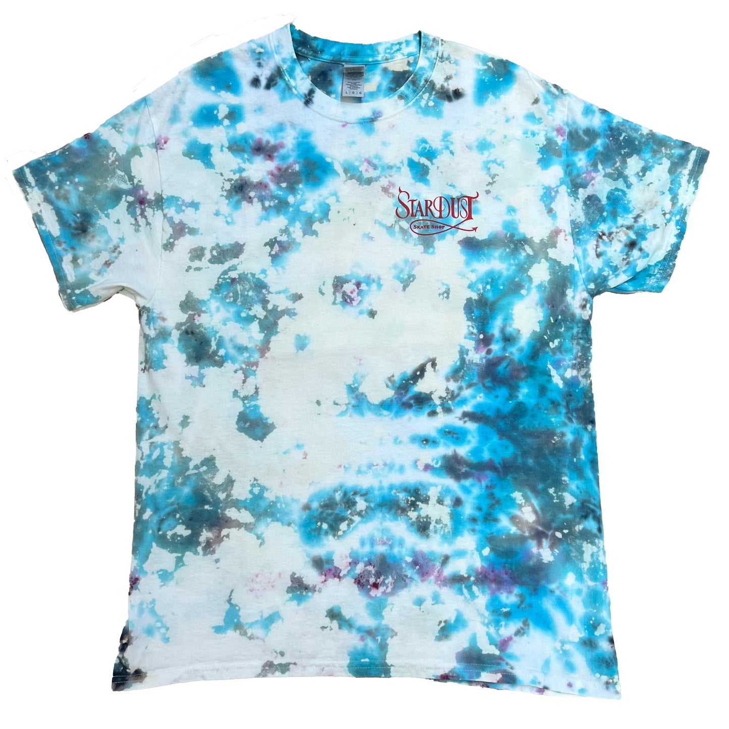Stardust Anniversary 001 Tee Bleached Tie Dye / Red