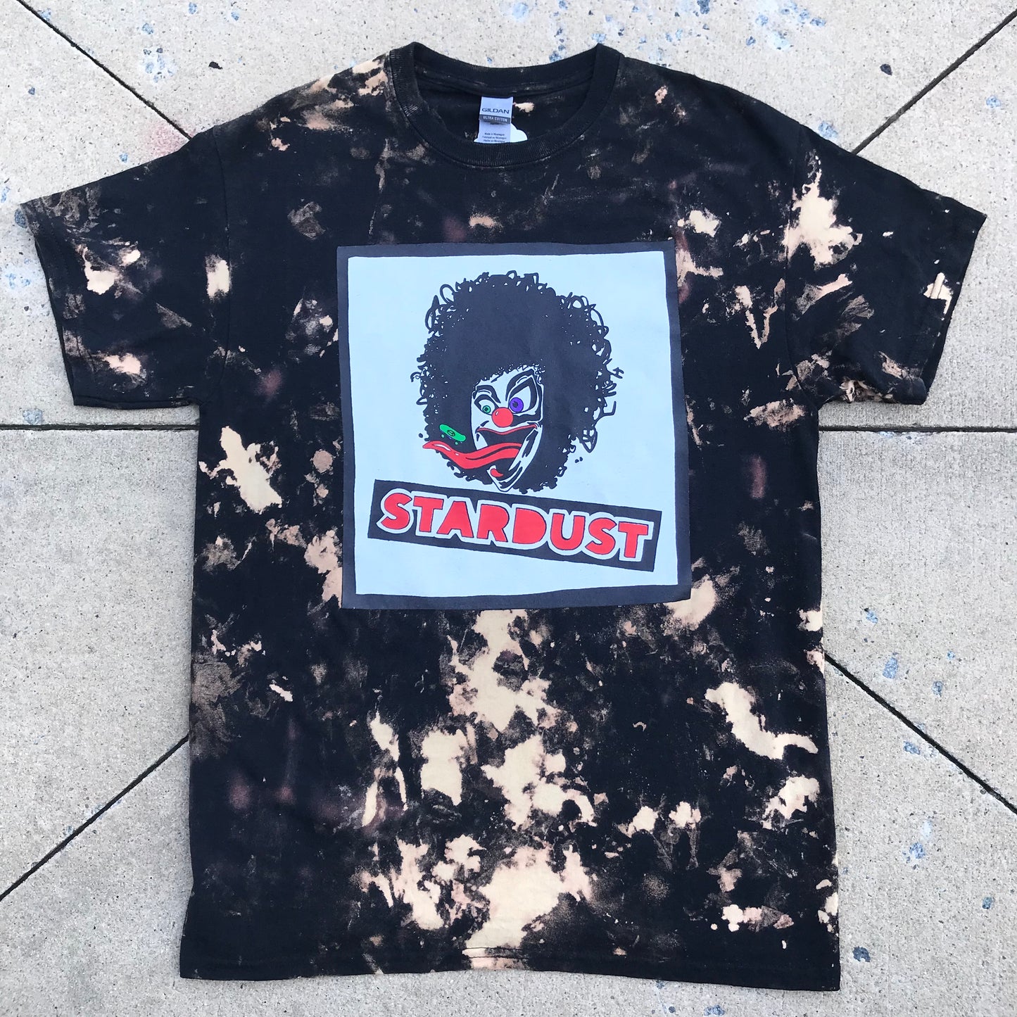 Stardust Circo Loco Tee 004 Bleached Black