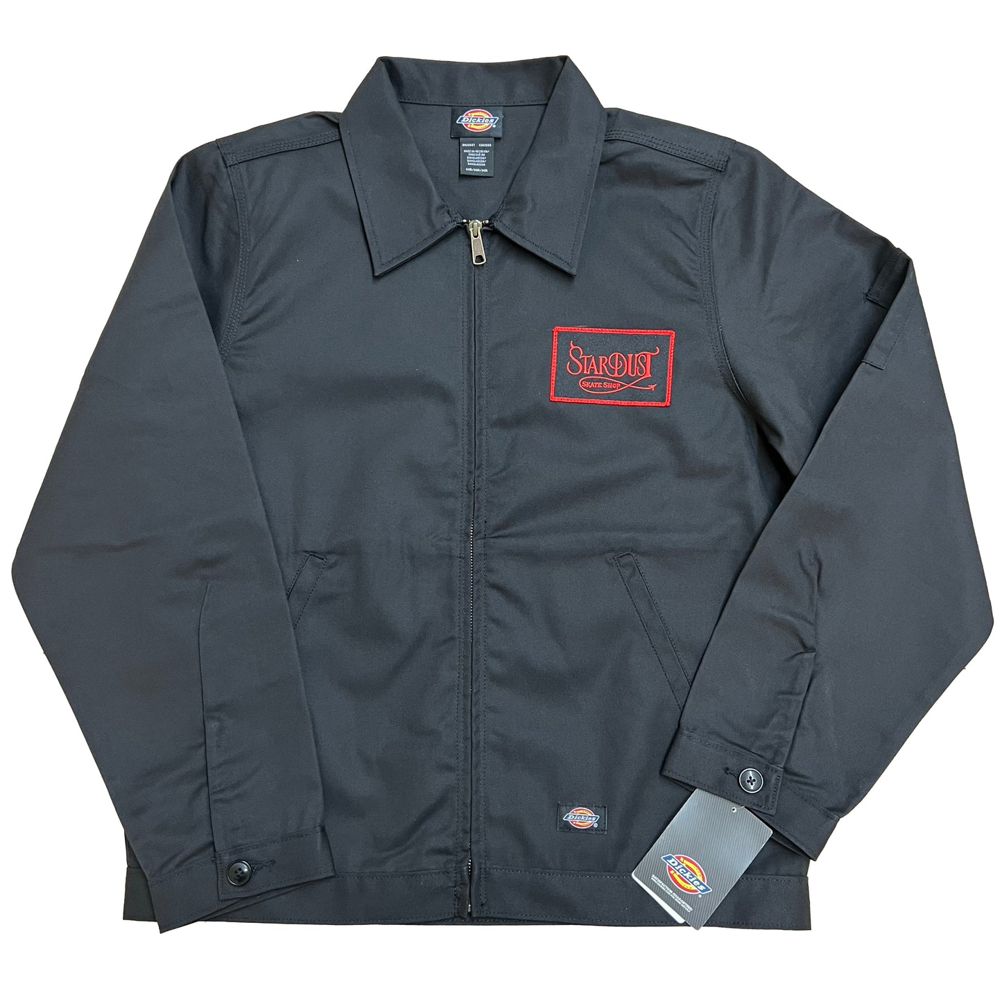 Stardust Dickies Unlined Eisenhower Work Jacket With Devil's Wanderlust Patch