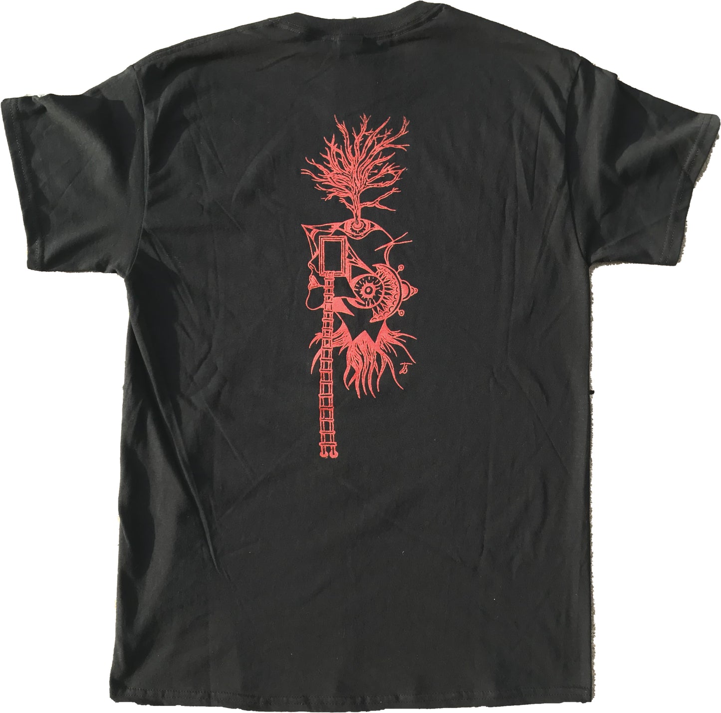 Stardust Skate Shop Tee 007 By Jackson Davis Black / Red