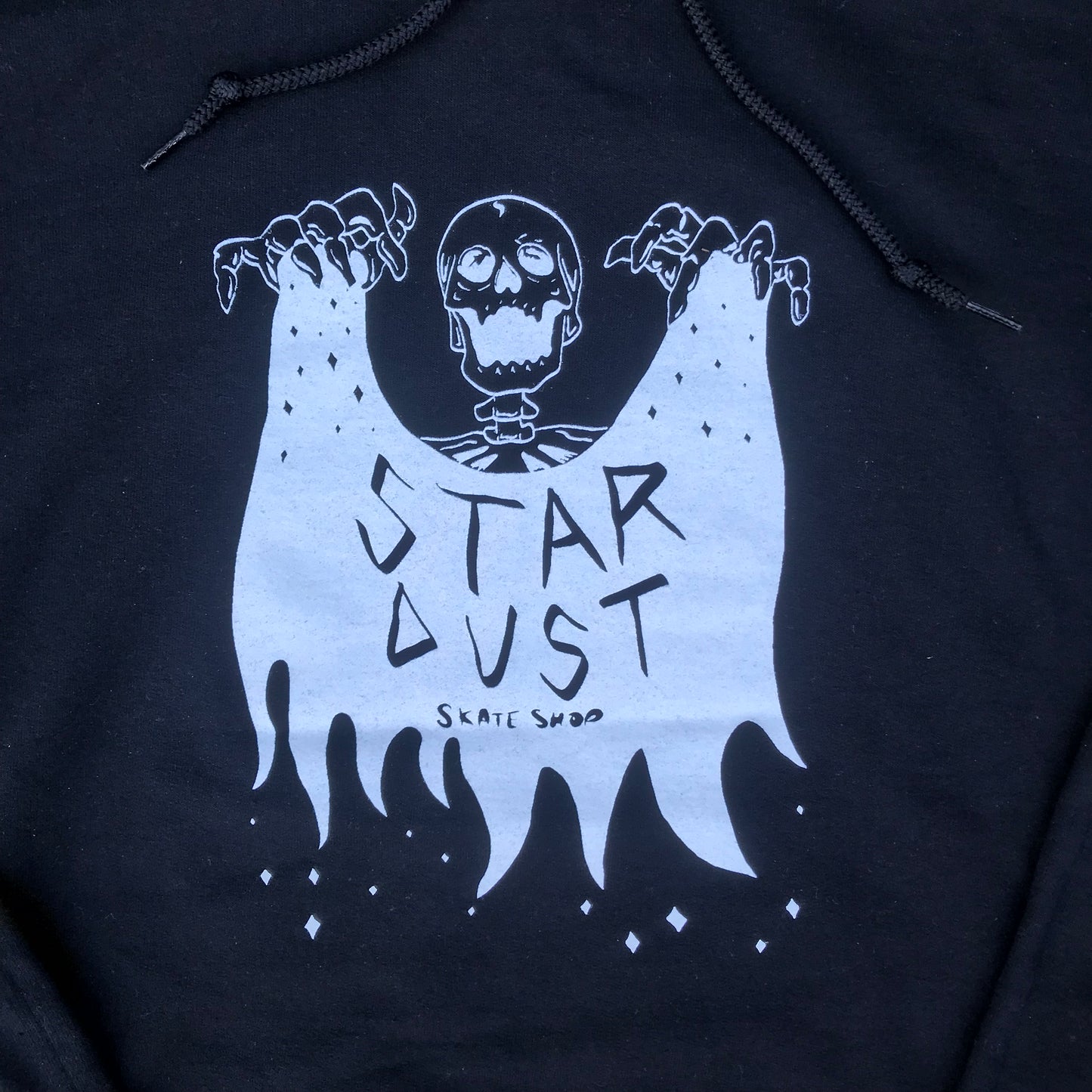 Stardust Skeleton Hoody 008 By Fred Smith Black / White