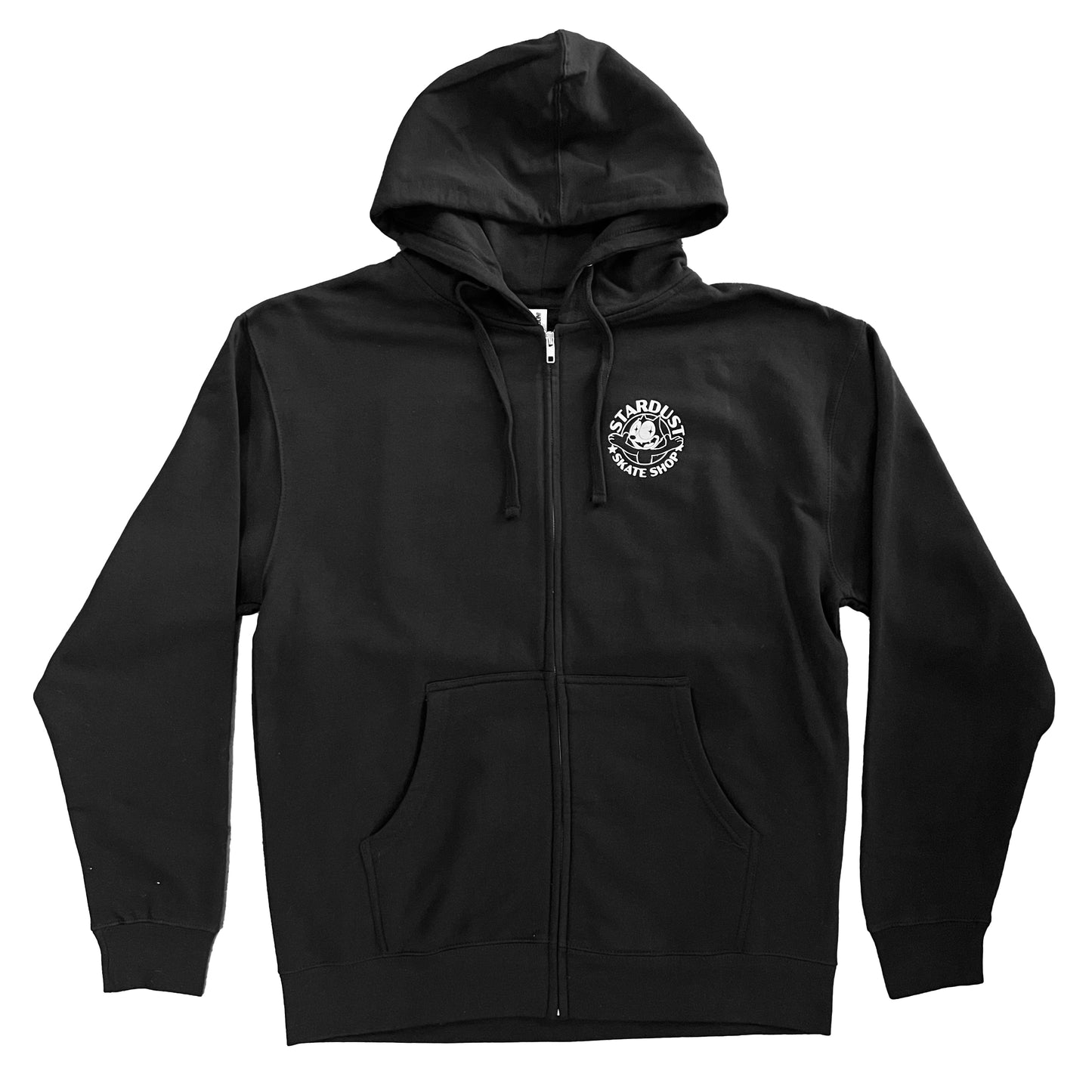 Stardust Skate Shop Felix Full Zip Up Hoody 012 Black / White