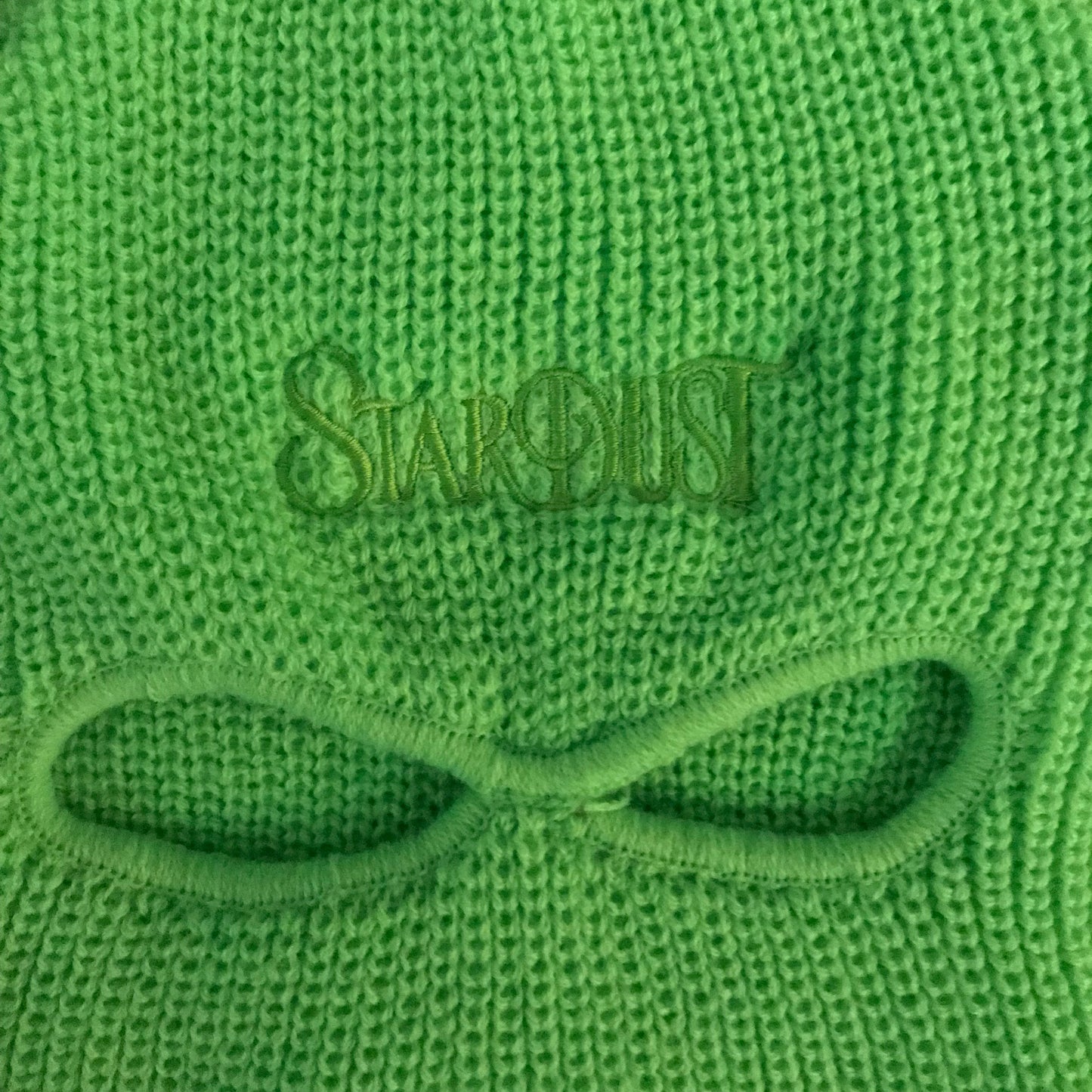 Stardust Skate Shop Wanderlust Ski Mask 001 Neon Green / Neon Green