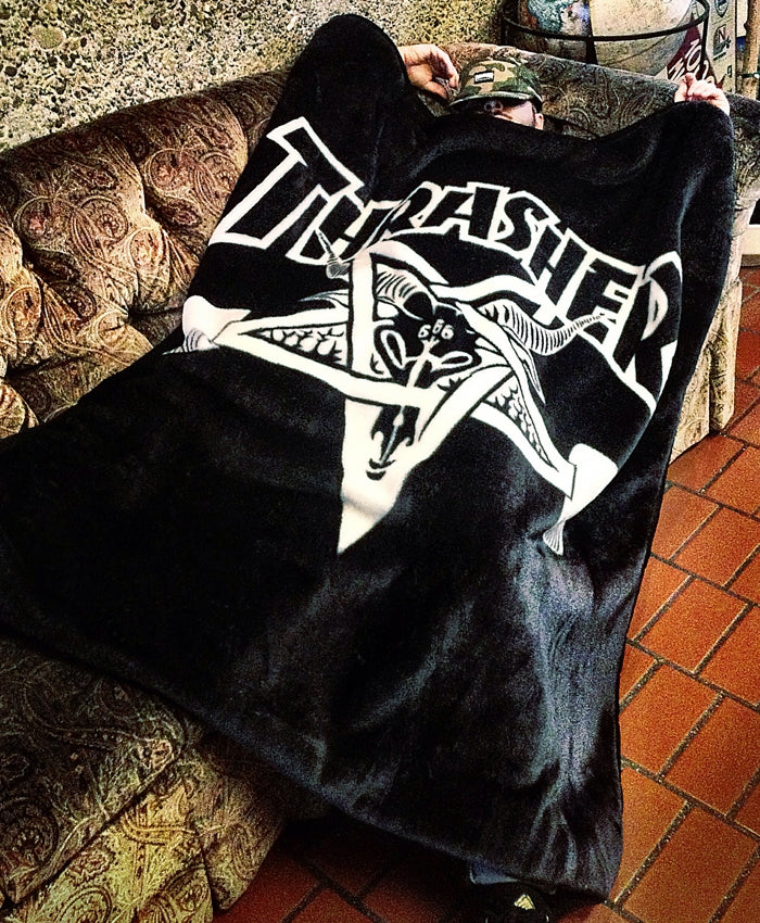 Thrasher Skategoat Blanket Black
