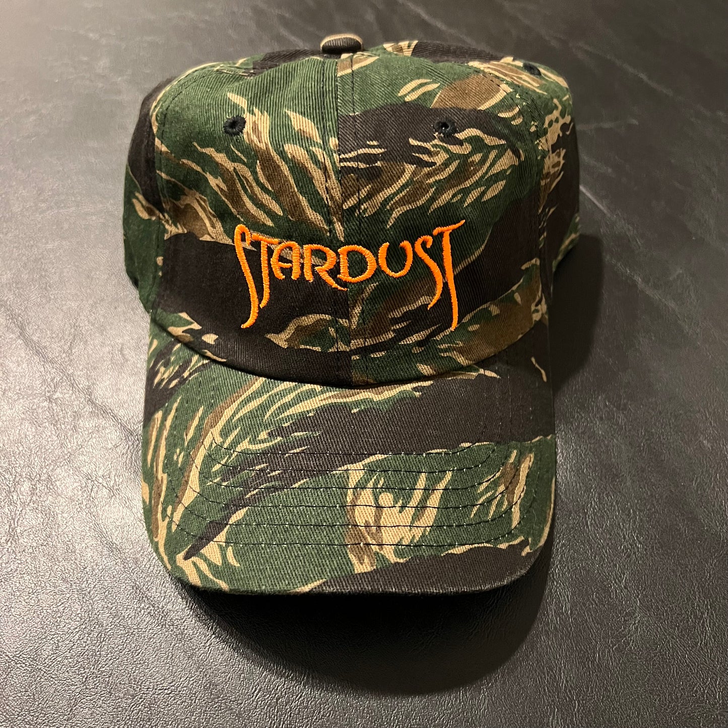 Stardust Fantasy Dad Hat 003 Tiger Camo / Orange