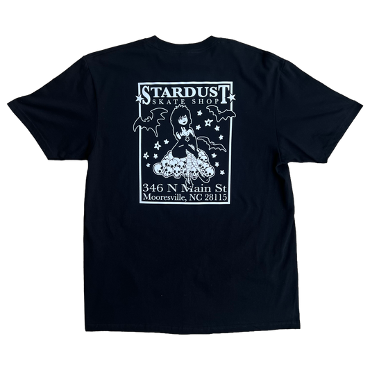 Stardust "Goth Girl" Hammer Tee 033.2 Black / White
