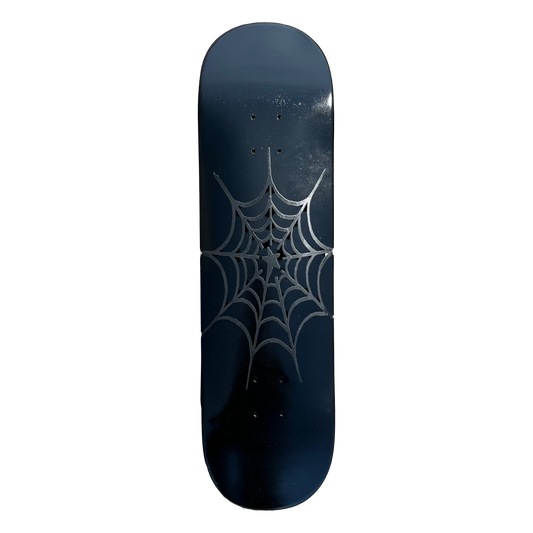 Stardust Spider Web Deck 042 8.5" Gloss Black / Matte Black (Full Cut)