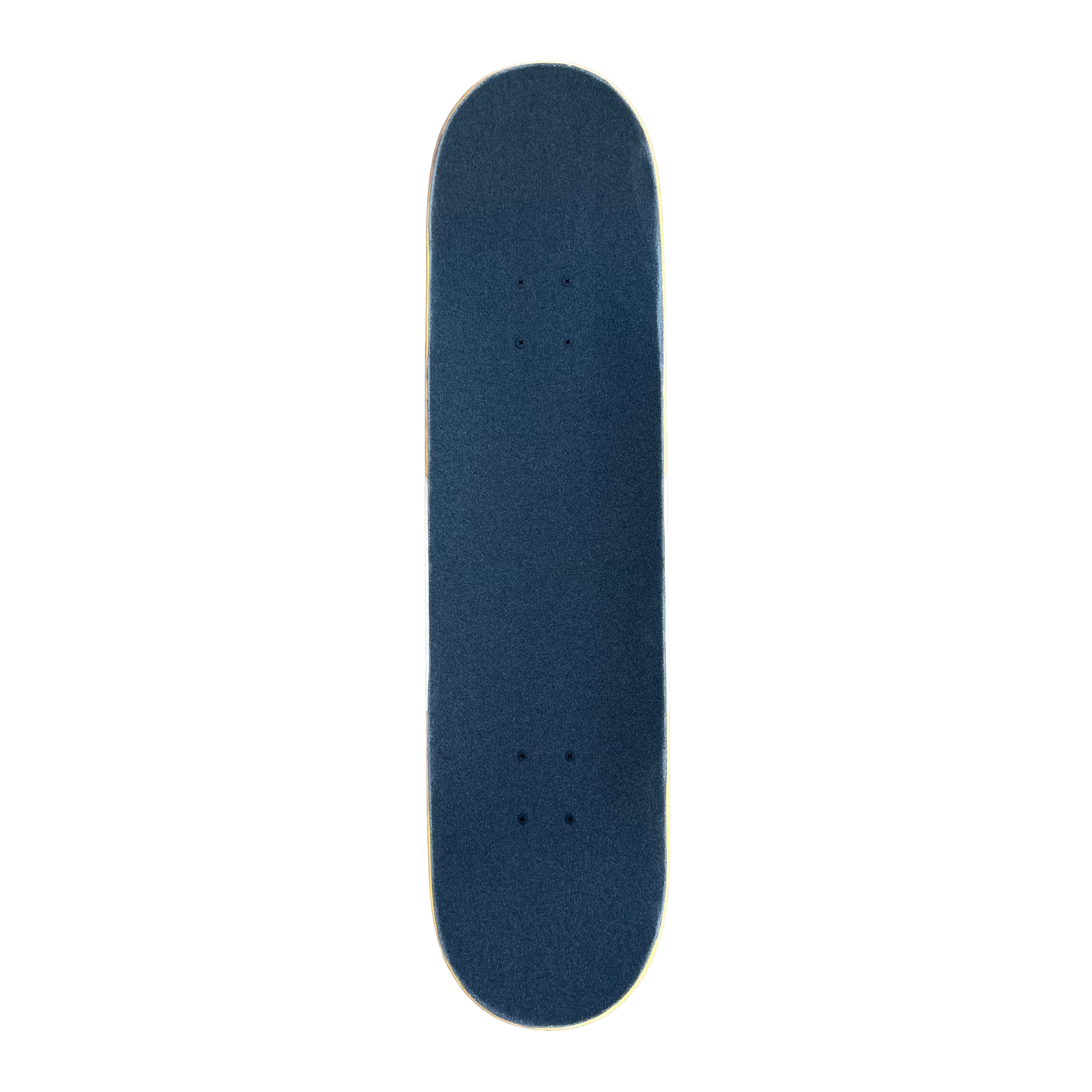 Stardust Skate Shop Dalinean Horse 013 Pre-Built Complete Entry Level Skateboard 8.375" x 32.25" Yellow Veneer / White / Matte Black (Standard Cut)